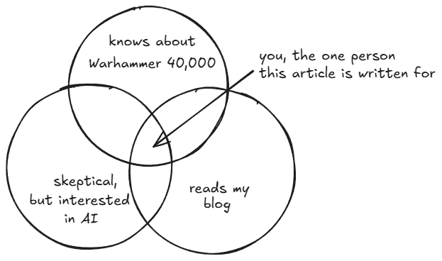 You're the one person this article is written for.